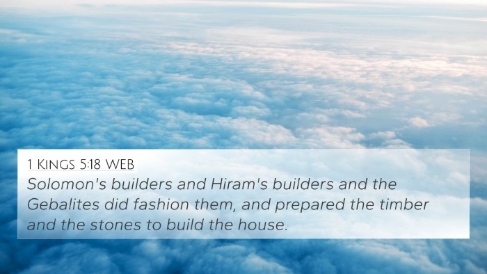 1 Kings 5:18 WEB Bible Verse Image