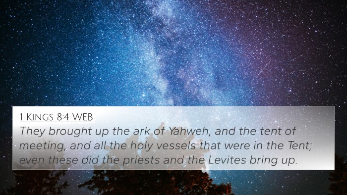 1 Kings 8:4 WEB Bible Verse Image