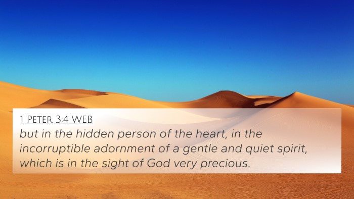 1 Peter 3:4 WEB Bible Verse Image