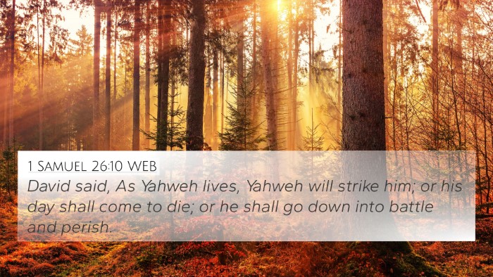 1 Samuel 26:10 WEB Bible Verse Image