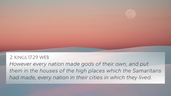 2 Kings 17:29 WEB Bible Verse Image