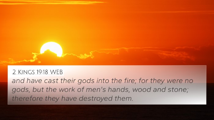 2 Kings 19:18 WEB Bible Verse Image