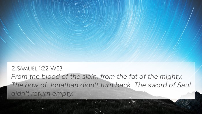 2 Samuel 1:22 WEB Bible Verse Image