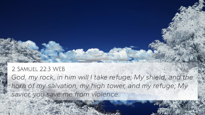 2 Samuel 22:3 WEB Bible Verse Image