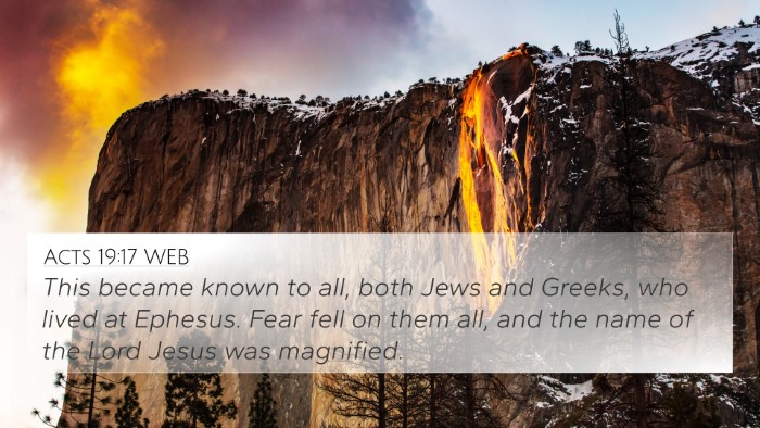 Acts 19:17 WEB Bible Verse Image