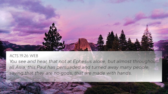 Acts 19:26 WEB Bible Verse Image