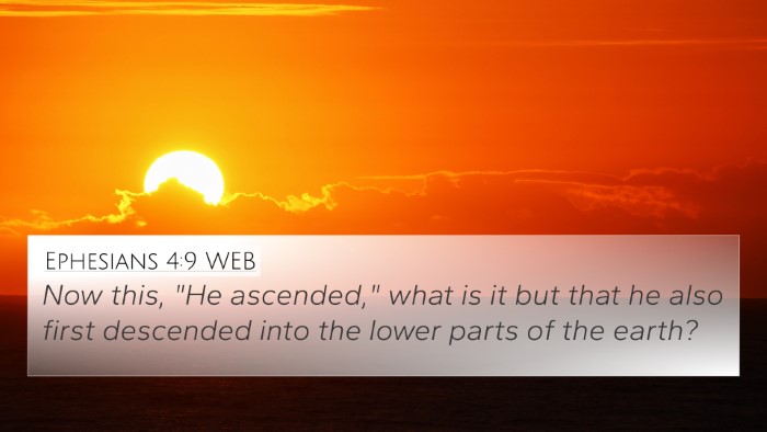 Ephesians 4:9 WEB 4K Wallpaper - Now this, 