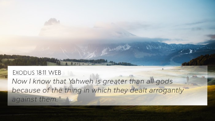 Exodus 18:11 WEB Bible Verse Image
