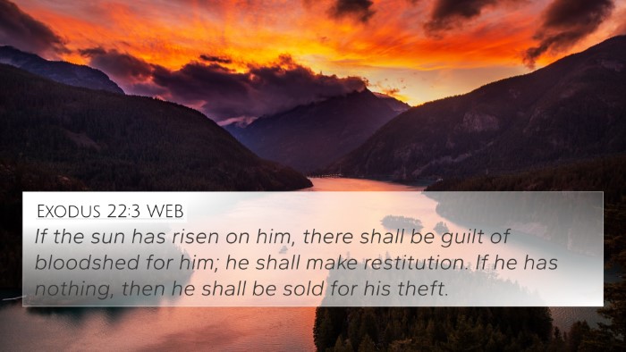 Exodus 22:3 WEB Bible Verse Image