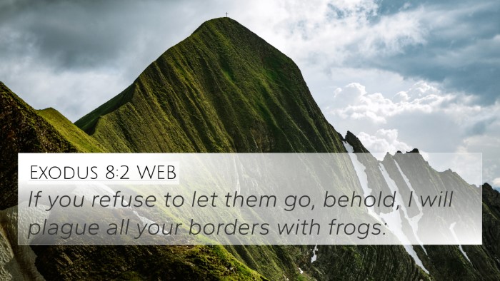 Exodus 8:2 WEB Bible Verse Image