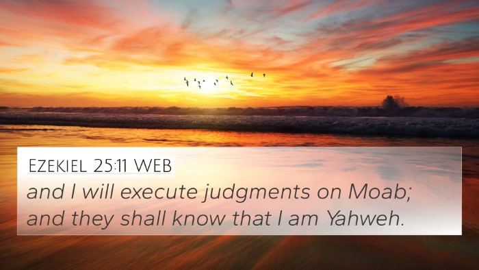 Ezekiel 25:11 WEB Bible Verse Image