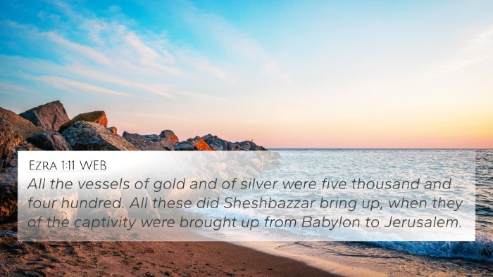 Ezra 1:11 WEB Bible Verse Image