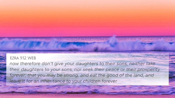 Ezra 9:12 WEB Bible Verse Image