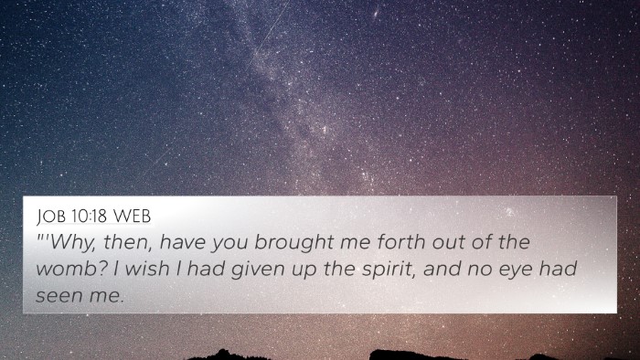 Job 10:18 WEB Bible Verse Image