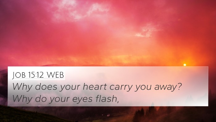 Job 15:12 WEB Bible Verse Image