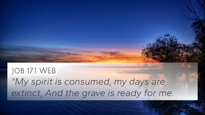 Job 17:1 WEB 4K Wallpaper - 