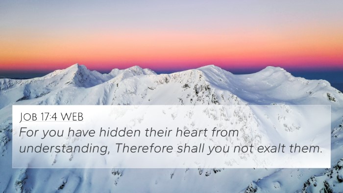 Job 17:4 WEB Bible Verse Image