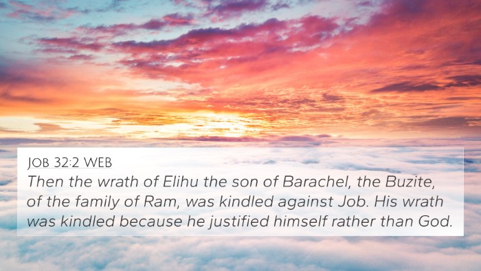 Job 32:2 WEB Bible Verse Image