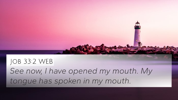 Job 33:2 WEB Bible Verse Image