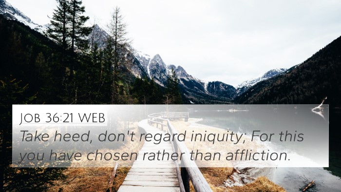 Job 36:21 WEB Bible Verse Image