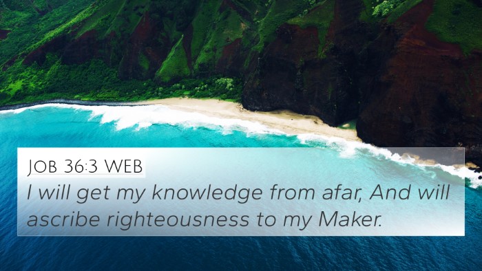 Job 36:3 WEB Bible Verse Image
