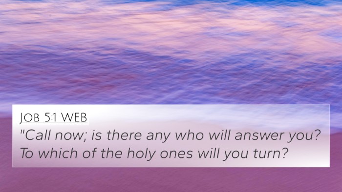 Job 5:1 WEB 4K Wallpaper - 