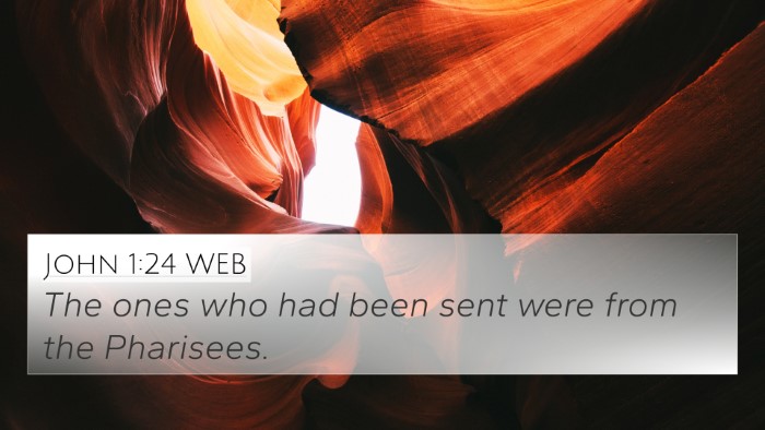 John 1:24 WEB 4K Wallpaper - The ones who had been sent were from the - 4K Wallpaper Bible Verse