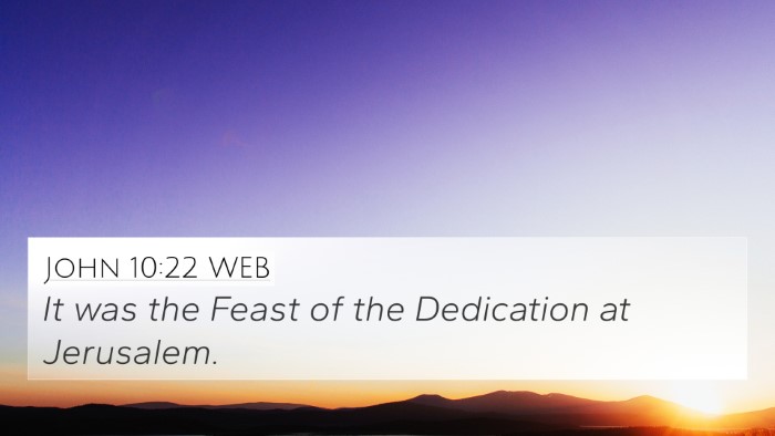 John 10:22 WEB Bible Verse Image