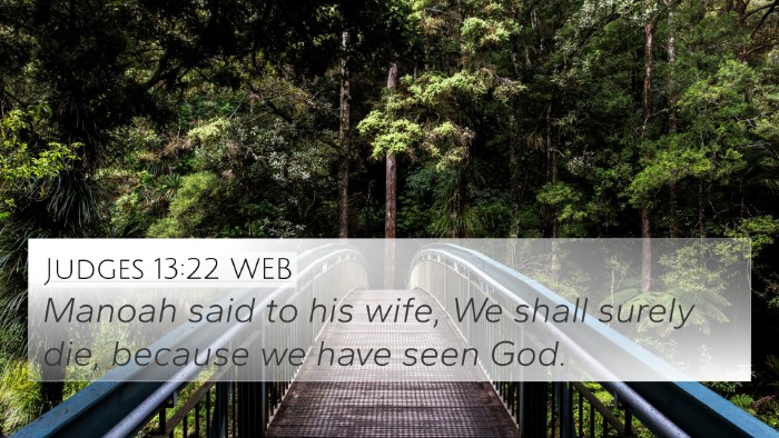 Judges 13:22 WEB Bible Verse Image