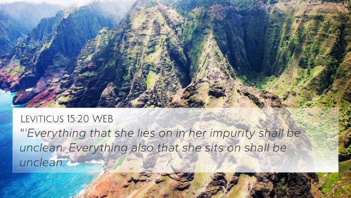 Leviticus 15:20 WEB 4K Wallpaper - 