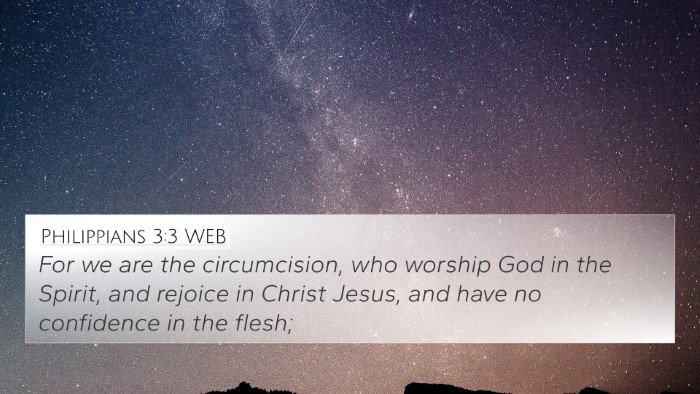 Philippians 3:3 WEB Bible Verse Image