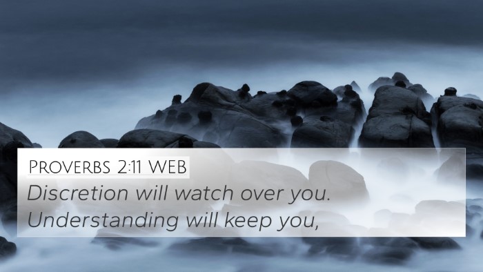 Proverbs 2:11 WEB Bible Verse Image