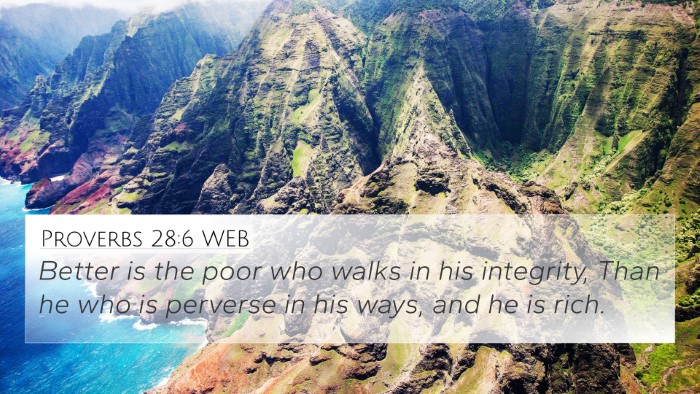 Proverbs 28:6 WEB Bible Verse Image