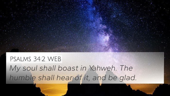 Psalms 34:2 WEB 4K Wallpaper - My soul shall boast in Yahweh. The humble shall - 4K Wallpaper Bible Verse