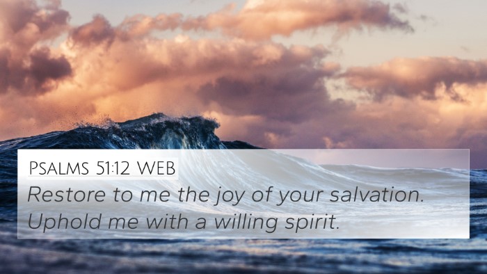Psalms 51:12 WEB Bible Verse Image
