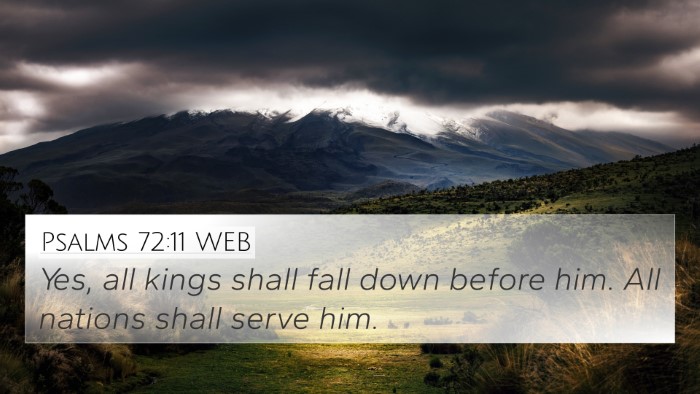 Psalms 72:11 WEB Bible Verse Image