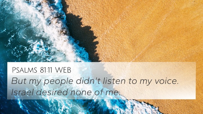 Psalms 81:11 WEB Bible Verse Image