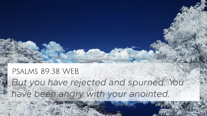 Psalms 89:38 WEB Bible Verse Image