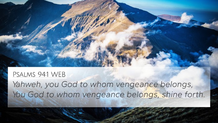 Psalms 94:1 WEB Bible Verse Image