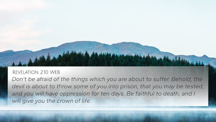 Revelation 2:10 WEB Bible Verse Image