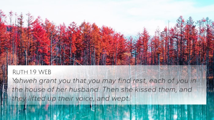 Ruth 1:9 WEB Bible Verse Image