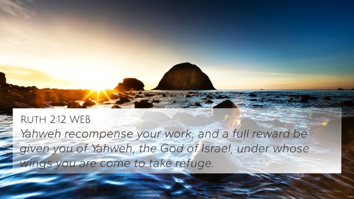 Ruth 2:12 WEB Bible Verse Image