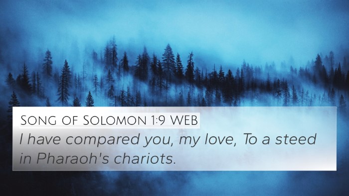 Song of Solomon 1:9 WEB 4K Wallpaper - I have compared you, my love, To a steed in - 4K Wallpaper Bible Verse