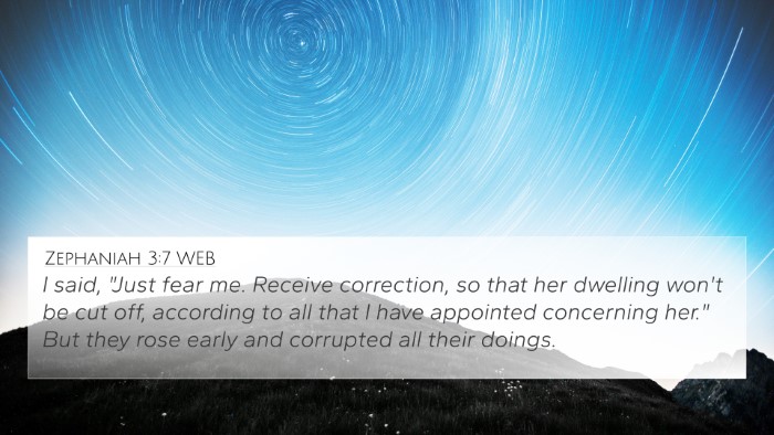 Zephaniah 3:7 WEB Bible Verse Image