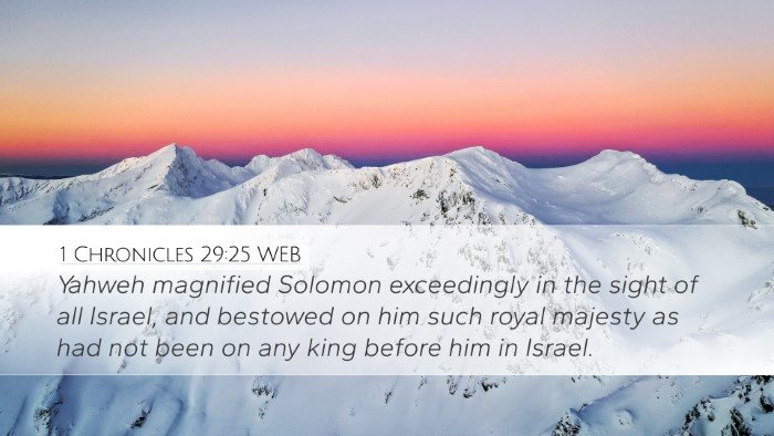 1 Chronicles 29:25 WEB Bible Verse Image