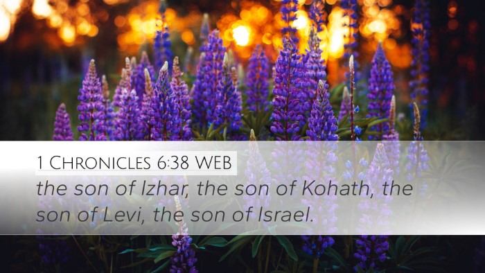 1 Chronicles 6:38 WEB Bible Verse Image