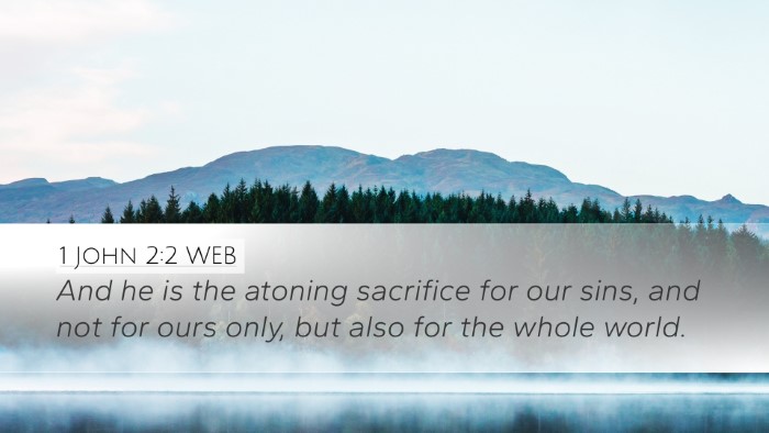 1 John 2:2 WEB Bible Verse Image
