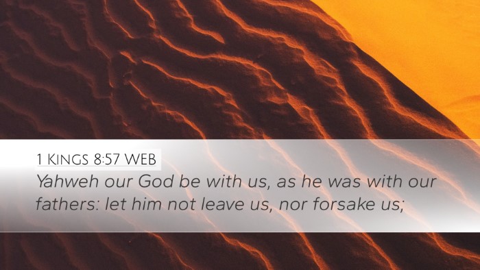 1 Kings 8:57 WEB Bible Verse Image