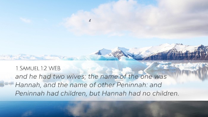 1 Samuel 1:2 WEB Bible Verse Image