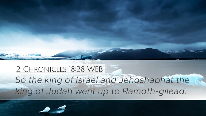 2 Chronicles 18:28 WEB Bible Verse Image